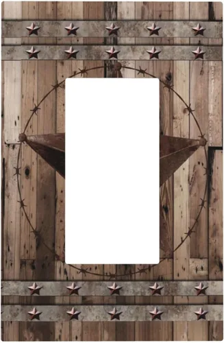Vista 76 de Taupe Beige Marrón Gris Abstracto Arte 1-Banda Interruptor de Luz Doble de Recepción Placa de Pared Toma Cubiertas Eléctricas Decorativas Modernas