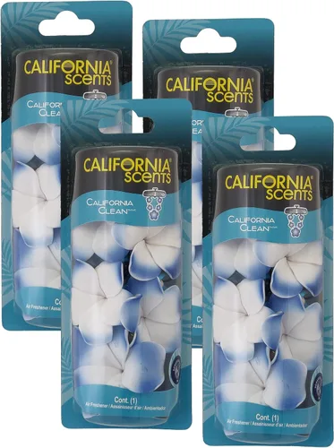Vista 13 de California Scents Ambientadores colgantes, collar de vial colgante, ambientador colgante para automóvil y eliminador de olores para olores fuertes