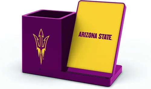 Vista 34 de SOAR NCAA - Soporte de carga inalámbrico unisex para teléfono celular y organizador de escritorio