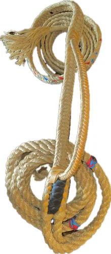 Vista 3 de Bull Rope Tan Poly Pro 9x5 LH 7/8" x 1" Soft Bull Riding - Cuerdas de toro EPT 16