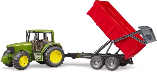 Vista 3 de Bruder 09820 John Deere 6920 con remolque basculante