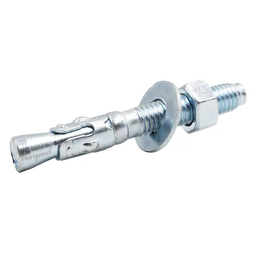 Vista 8 de Anclaje de cuña de 1/2" x 2-3/4", solo para cemento y hormigón, tornillos de acero al carbono galvanizados y pernos de retraso (10 unidades)
