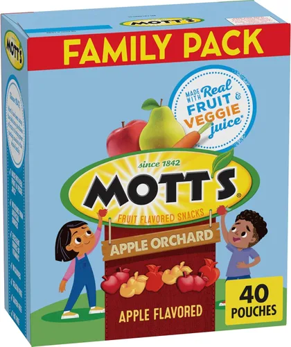 Vista 12 de Mott's Snacks con sabor a frutas, huerto de manzana, sin gluten, 22
