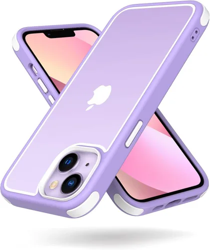 Vista 56 de Mobnano Funda transparente para iPhone 11, con protección multicolor a prueba de golpes, no amarillenta, anti arañazos, parte trasera