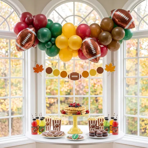Vista 9 de Kit de arco de guirnalda de globos neutros con temática de safari de otoño, marrón oscuro, naranja quemado, arena blanca, globos bohemios