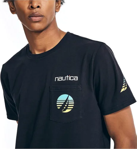 Vista 5 de Nautica Camiseta con bolsillo para hombre de forma sostenible