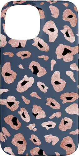 Vista 6 de Rose Leopard Print Blue Cheetah Jaguar Pattern Case for iPhone 17