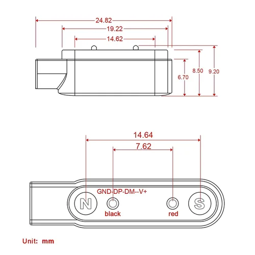 Vista 6 de Cargador universal para reloj inteligente, magnético, accesorios de reloj inteligente de 2 pines de 0.300 in, cable de cargador magnético