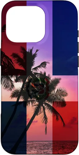 Vista 20 de Tropical Ocean Dominican Republic Flag - Dominican Pride Case for iPhone 17