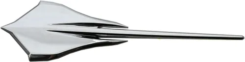 Vista 3 de Set de par de emblemas de tiburón Stingray Mako, insignias de pez de coche para pared, repuesto para Corvette C8 2020-2022 84316259 (cromado)
