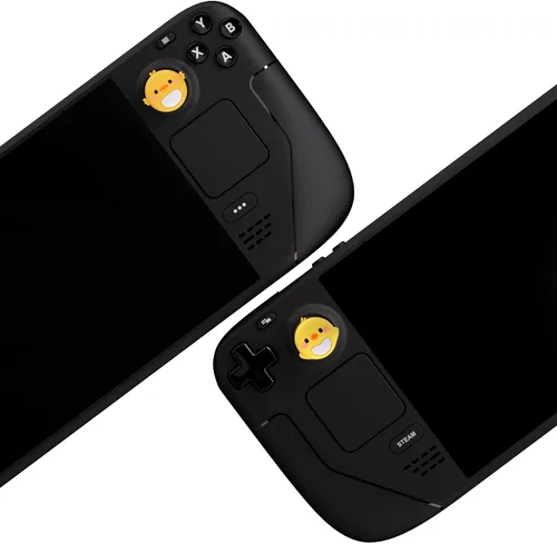 Vista 11 de PlayVital Thumb Grip Caps for Steam Deck LCD, Silicone Thumbsticks Grips Joystick Caps for Steam Deck OLED - Chubby Panda