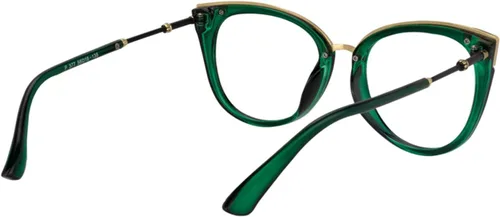 Vista 6 de Zeelool Gafas retro de gran tamaño con bloqueo de luz azul ojo de gato para mujer Dalton OP01934