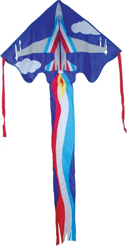 Vista 9 de Premier Kites Large Easy Flyer Space Adventures Kite Complete Set – Easy to Fly Single Line Kite w/ 300 ft Flying Line Included, Durable Lightweight