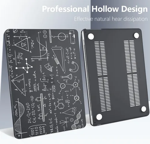 Vista 4 de Batianda Funda para MacBook Air 2023 de 15 pulgadas con chip M2 modelo A2941, carcasa rígida de plástico de diseño único, cubierta de teclado