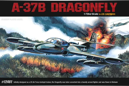 Vista 3 de Academy Hobby Model Kits Avión a escala : Kits de aviones y jets, 1/72 A-37B Dragon Fly