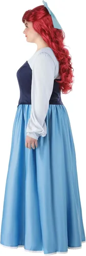 Vista 8 de Disfraz de vestido azul Ariel de The Little Mermaid talla grande