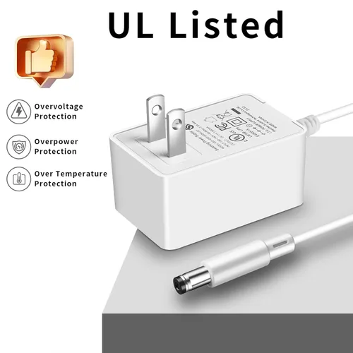 Vista 4 de Adaptador de corriente para columpio de bebé con cable USB, cargador de columpio para bebé apto para Ingenuity Swing para InLighten, InLighten