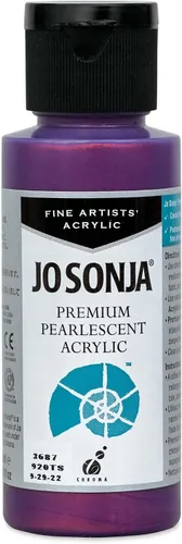 Vista 14 de Jo Sonja Premium Pearlescent - Azul