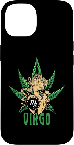 Vista 4 de Zodiac Stoner Vibes: Virgo Cannabis Weed Horoscope Design Case para iPhone 17
