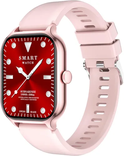 Vista 11 de Reloj inteligente para mujeres y hombres (respuesta/hacer llamadas) de 2.01 pulgadas, relojes inteligentes para teléfonos iOS y Android, reloj Dorado