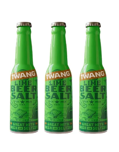 Vista 11 de Twang Sal de cerveza saborizada, lima chile, mini botellas de 1 onza (paquete de exhibición de 24 unidades)