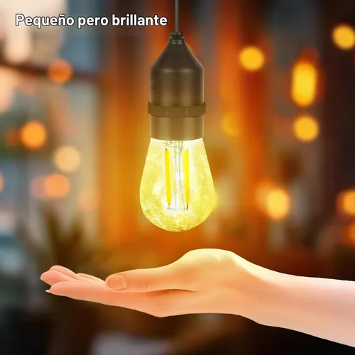 Vista 4 de Bombilla solar de repuesto para bricolaje, gallinero, cobertizo, paquete de Paquete de 2 sin sombra