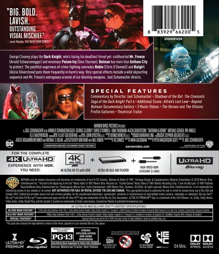 Vista 2 de Batman & Robin (1997) (4K Ultra HD + Blu-ray + Digital)