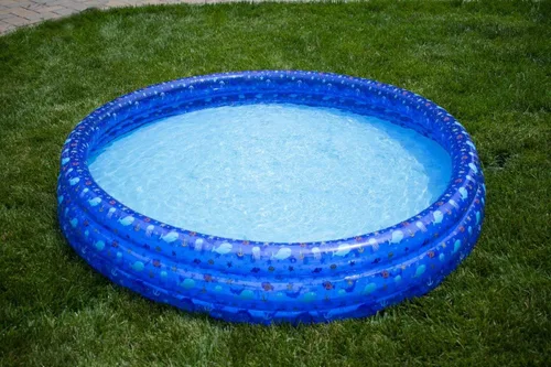 Vista 2 de SWIMLINE Piscina clásica de 3 anillos para niños de 60 x 12 pulgadas, para niños y adultos, piscina de pelotas y arena al aire libre