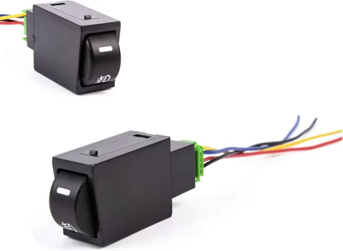 Vista 13 de x xotic tech Interruptor de botón de 4 polos de 12 V estilo fábrica con luces indicadoras LED compatibles con niebla, DRL, barra de luz LED