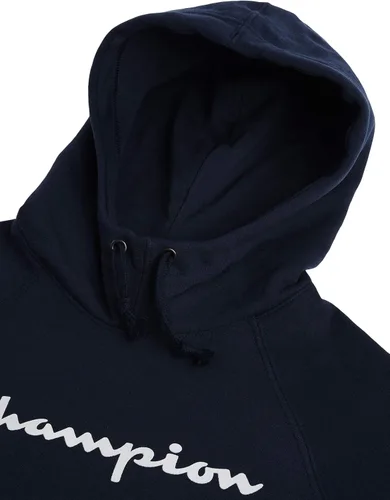 Vista 2 de Champion Powerblend - Sudadera con capucha de forro polar para mujer logotipo de Script