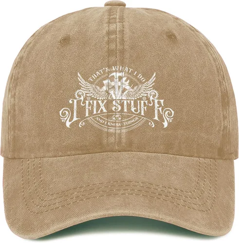 Vista 12 de I Fix Stuff and Know Things - Sombrero para hombre, That's What I Do Hat, I Fix Stuff Hat, I Fix Things and I Know Stuff Hat 1 (negro)
