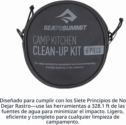 Vista 7 de Sea to Summit Kit de limpieza de 6 piezas Camp Kitchen Oliva