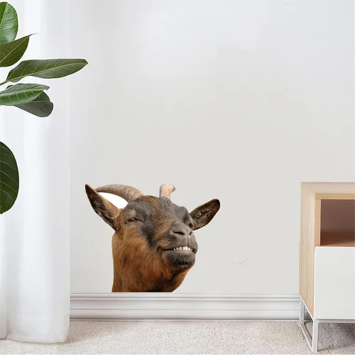 Vista 23 de Calcomanías de pared con estampado de vaca, calcomanías de automóvil, regalos para amantes de las vacas para niñas, niños, dormitorio, cuarto