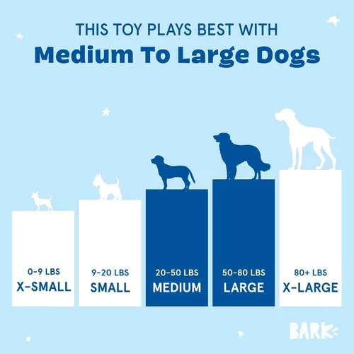 Vista 5 de Barkbox Air Head Juguete para Perros – Juguete de Peluche Rip & Reveal con Pelota Chirriante Espinosa Oculta, Crujido Loco y Relleno Suave – Juego