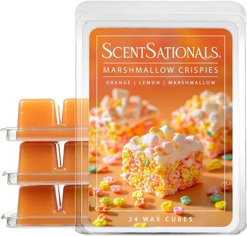 Vista 8 de Scentsationals Fragancia perfumada para derretir – Nube de algodón de azúcar, paquete de cubos de cera, tarta calentadora para el hogar, barra