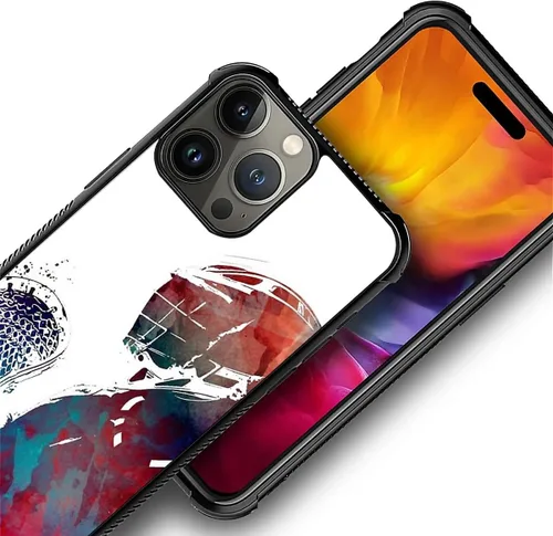 Vista 193 de Compatible con funda para iPhone 6 Plus/6s Plus,Bite Your Teeth Diseño de patrón asombroso, funda trasera dura de PC anti-arañazos y a prueba