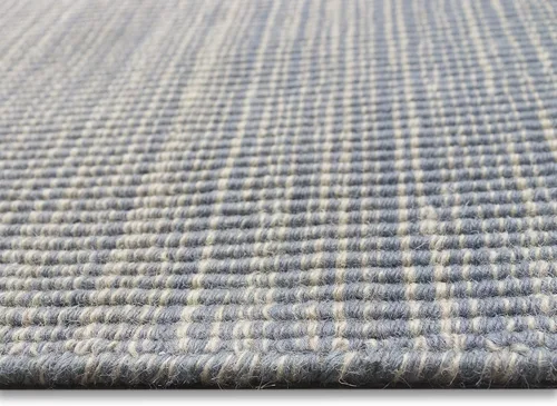 Vista 8 de Liora Manne Aruba - Alfombra de lana tejida a mano para interiores, diseño de transición degradado casual (mezclilla degradada)