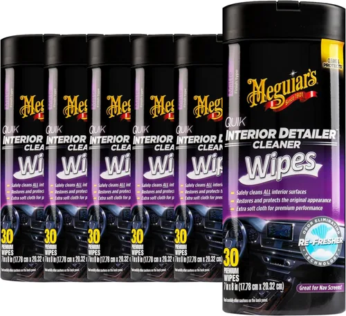 Vista 11 de Meguiar's Quik Limpiador de detalladores interiores, 24 onzas Limpia y refresca el interior del automóvil, uso en plásticos, cuero y goma