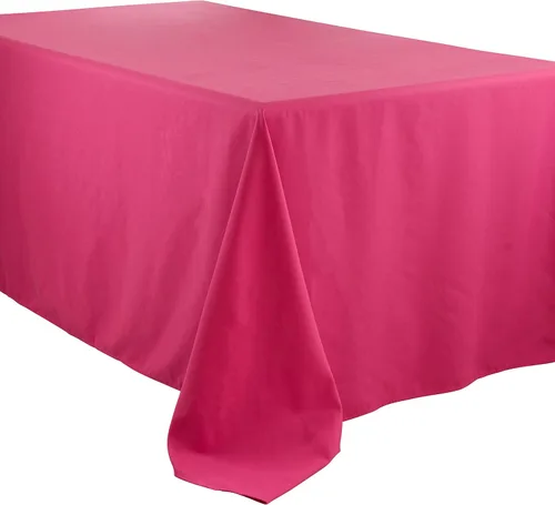 Vista 22 de SARO LIFESTYLE Collection Mantel diario de diseño casual, 60 pulgadas, fucsia
