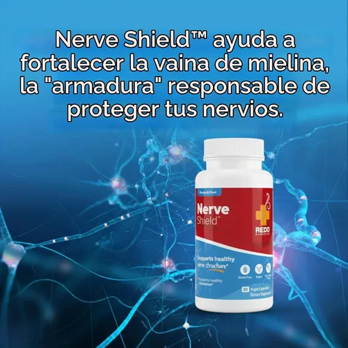 Vista 6 de Redd Remedies, Escudo nervioso, apoya la estructura nerviosa saludable, 60 cápsulas