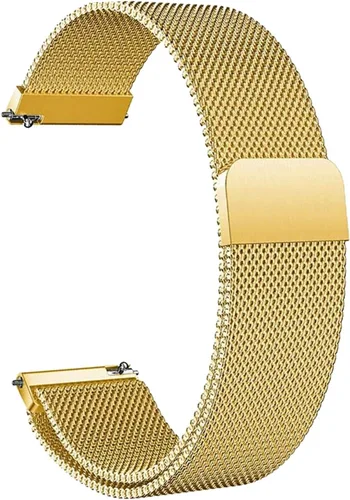 Vista 14 de Correa de reloj de liberación rápida compatible con Fossil Gen 5E Smartwatch Correa de repuesto de malla metálica de acero Azul