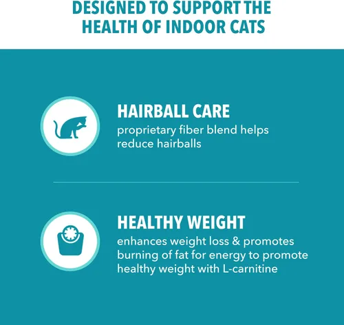 Vista 2 de Iams Proactive Health Adult Indoor Weight & Hairball Control Comida seca para gatos Vet-recommended, Real Chicken #1 Ingredient, Proprietary Fiber