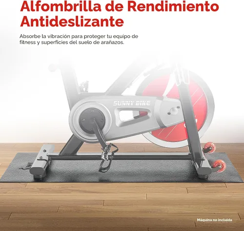 Vista 5 de Sunny Health & Fitness - Alfombrilla antideslizante para gimnasio en casa – Almohadilla de espuma para protección del piso de entrenamiento