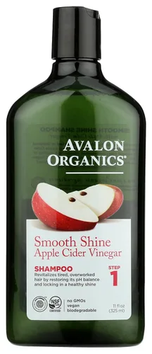 Vista 9 de Avalon Organics Champú, vinagre de sidra de manzana de brillo suave, 11 onzas (paquete de 6)