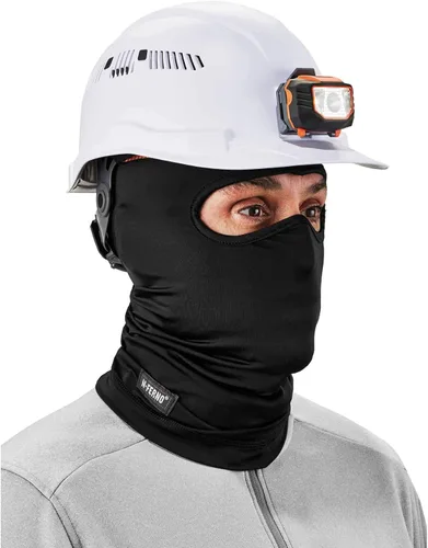 Vista 7 de Pasamontañas de esquí, material de elastano, cobertura ligera, Ergodyne N-Ferno 6832, negro