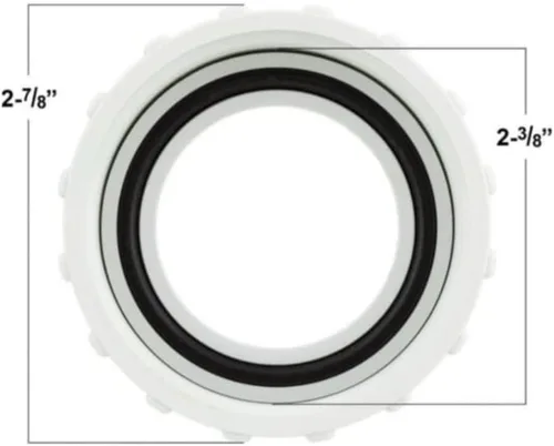 Vista 3 de Bañera de hidromasaje compatible con Coleman Spas Pump Union 1.5" 2 PK DIY100629-2