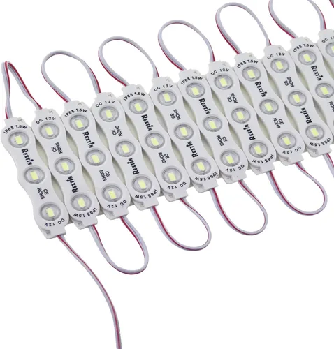 Vista 11 de Super brillante 200 unids 3 LED módulo escaparate luces multicolor 5050 5730 SMD impermeable luz decorativa para letreros de letras escaparate
