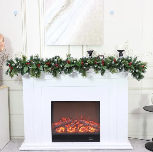 Vista 12 de HipTree - Guirnalda de Navidad de 6 pies con luces para mantel