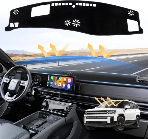 Vista 40 de Sunsdrew - Cubierta de salpicadero para Dodge Ram 1500 2500 3500 2010-2018