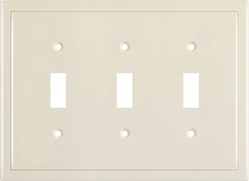 Vista 26 de Henne Bery Placa decorativa de pared con borde moderno, tapa de tomacorriente para cubrir enchufe, aleación de zinc maciza duradera